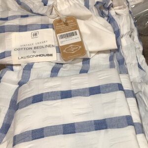 LausonHouse Duvet and Shams Vintage Luxury Cotton Bedlinen King New Duvet/Shams